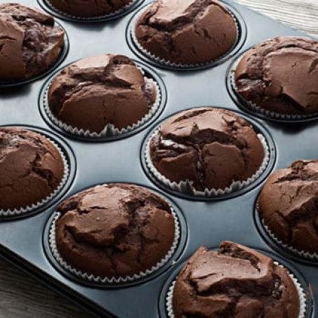 brownies v muffinovom plechu