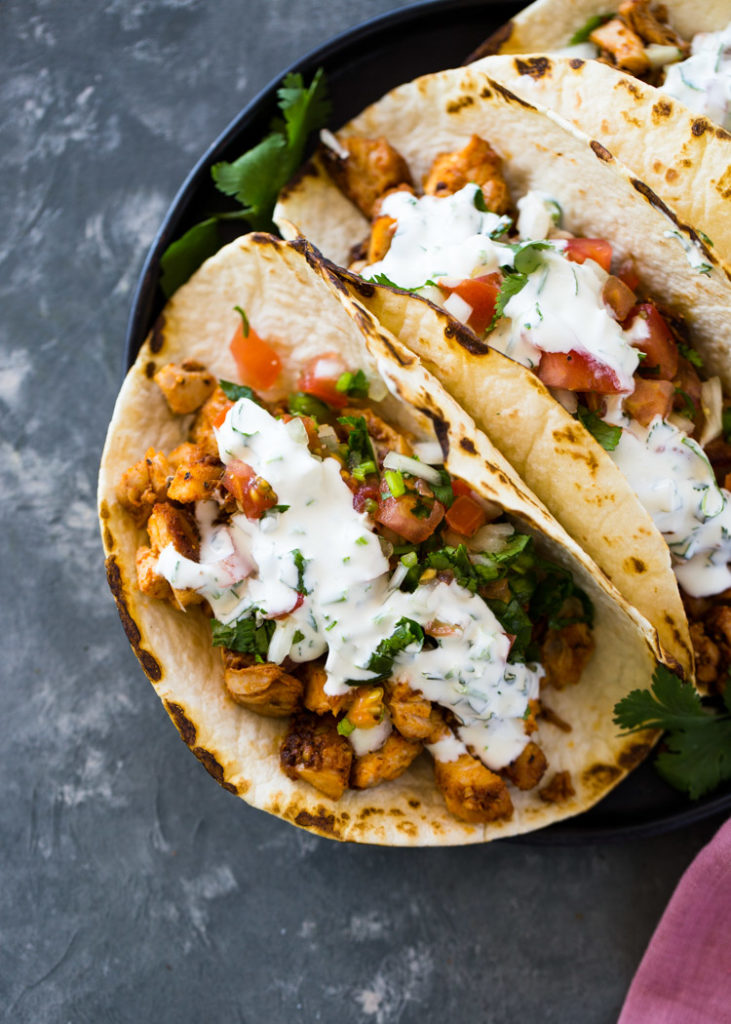 Tacos s koriadrovým prelivom