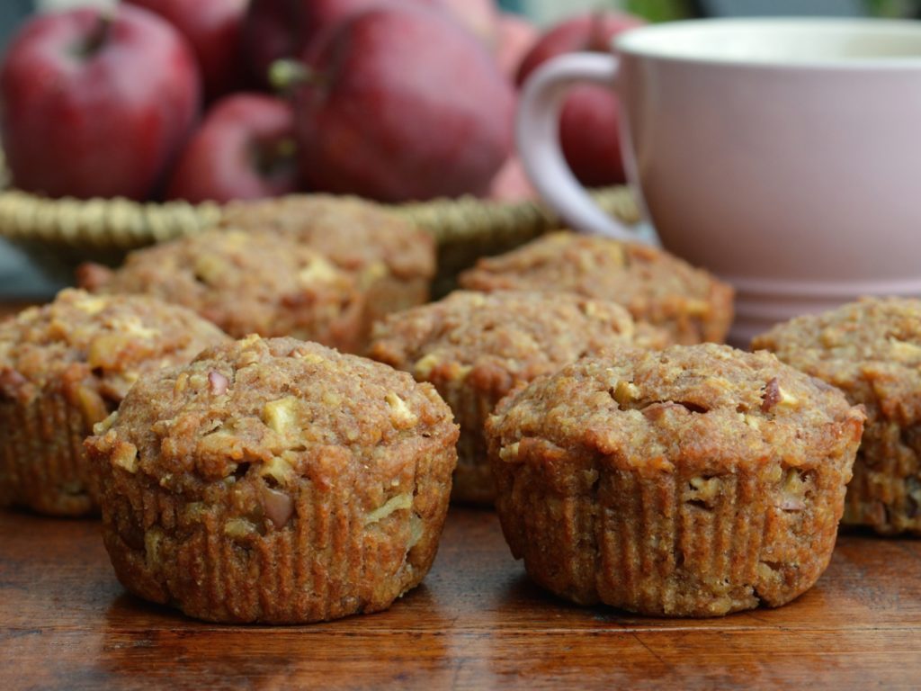 jablčné muffiny vegan